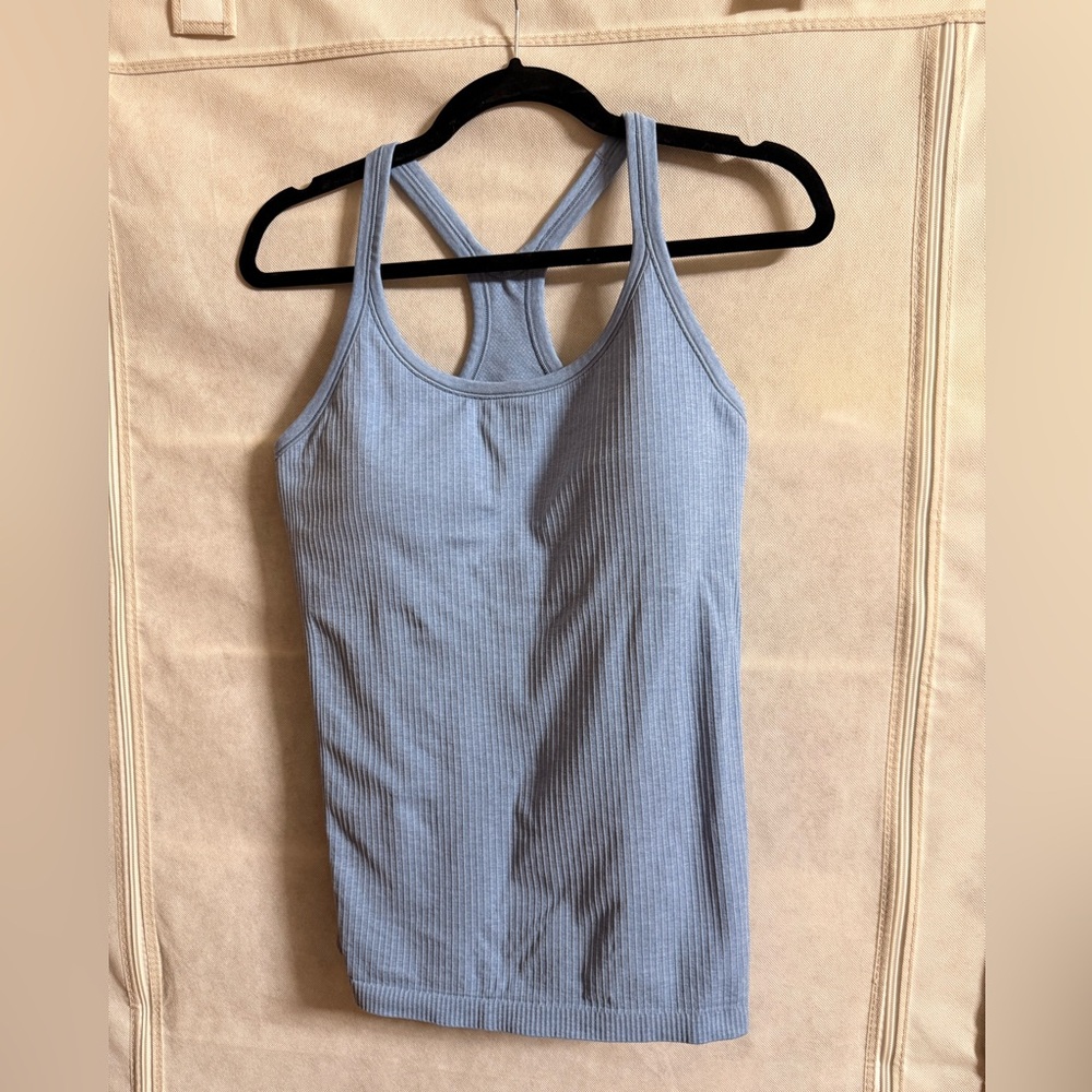 lululemon athletica Ribbed Ebb to Street tank top size 10